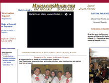 Tablet Screenshot of mariachismiami.com